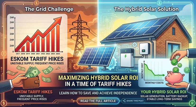 Beating Tariff Hikes: Designing a Hybrid Solar System for Maximum ROI
