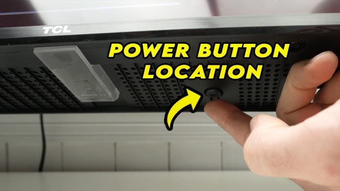 Manually turning off tv