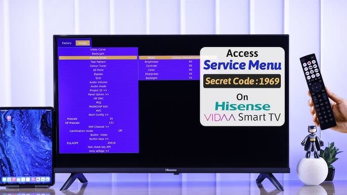 Hisense recovery mode factory reset screen