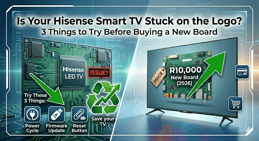 Is Your Hisense Smart TV Stuck on the Logo? 3 Things to Try Before Buying a New Board