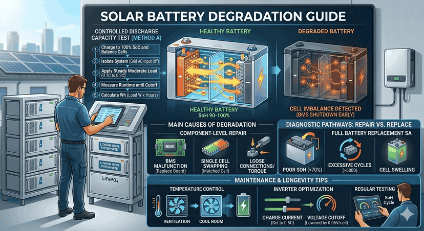 Is Your Solar Battery Degrading? How to Test and Maintain Lithium-Ion Storage